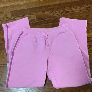 Reebok lightweight pink sweatpants